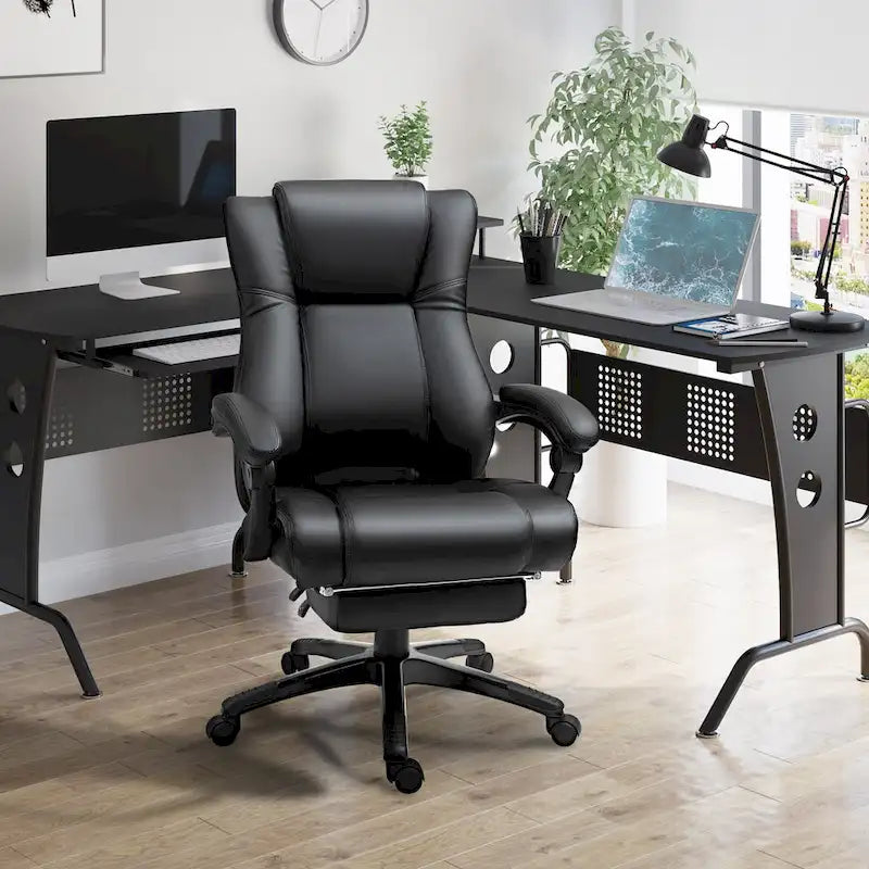 Fauteuil de bureau de direction à dossier haut
