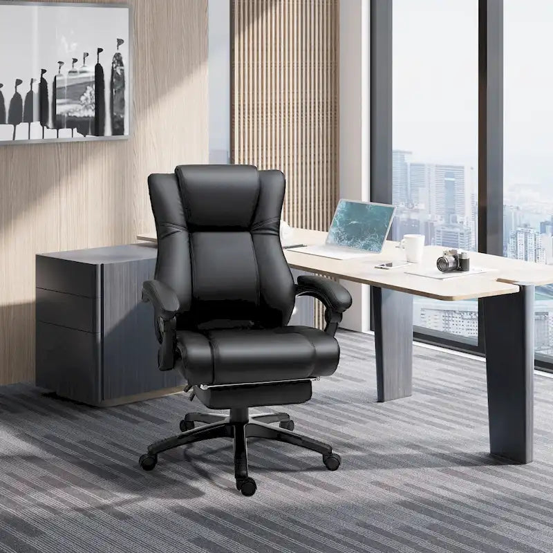 Fauteuil de bureau de direction à dossier haut
