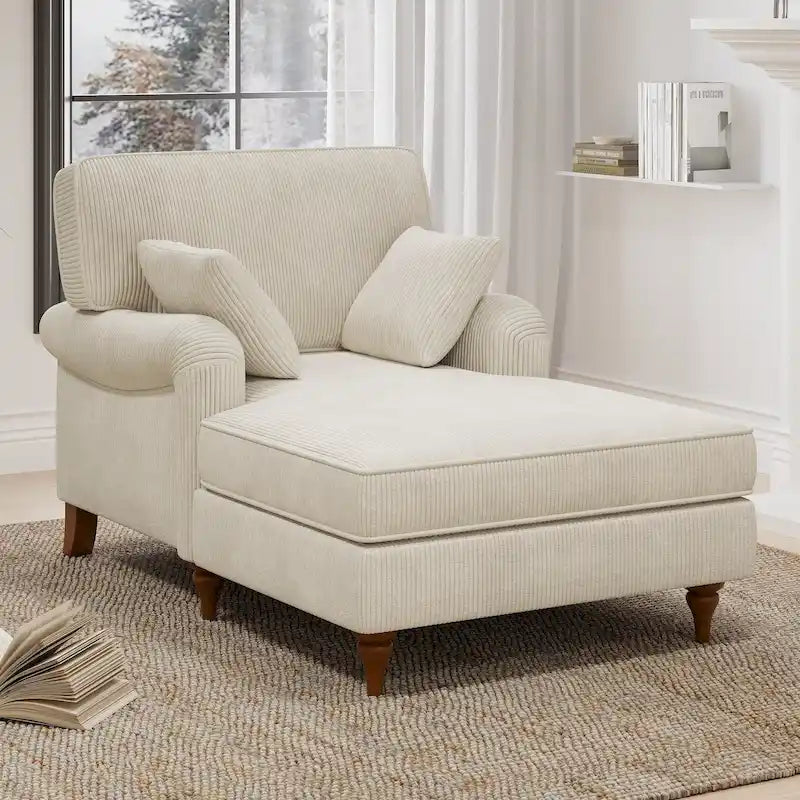 Fauteuil inclinable extra-large avec deux coussins confortables