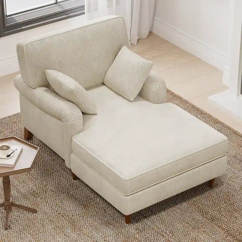 Fauteuil inclinable extra-large avec deux coussins confortables