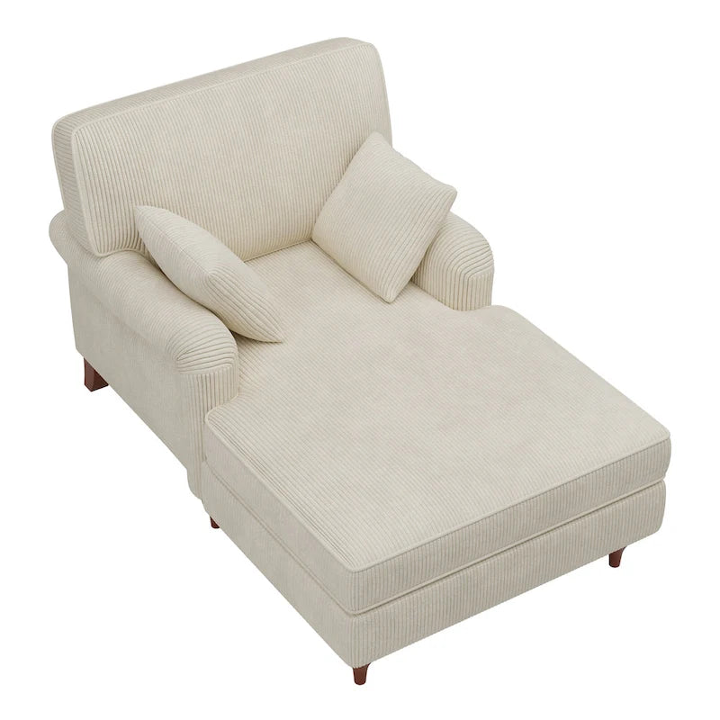 Fauteuil inclinable extra-large avec deux coussins confortables