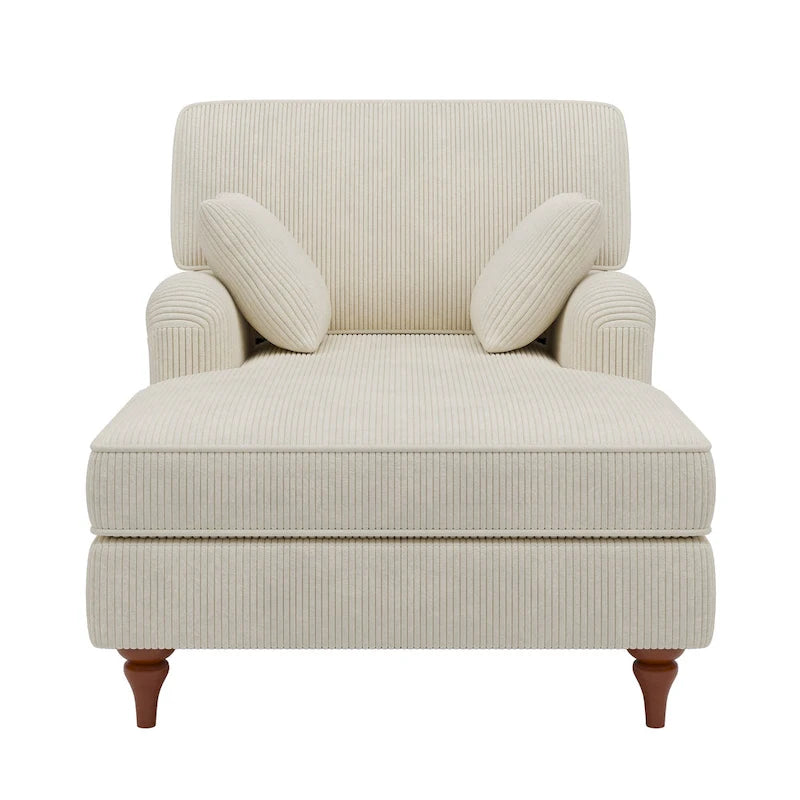 Fauteuil inclinable extra-large avec deux coussins confortables