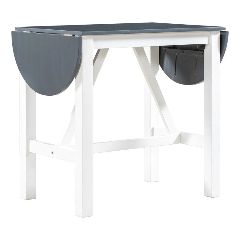 Table et chaises de salle à manger hautes compactes