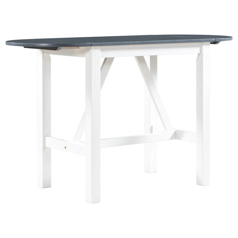 Table et chaises de salle à manger hautes compactes