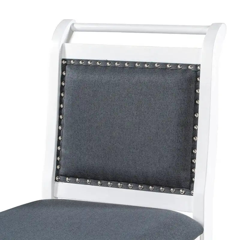 Table et chaises de salle à manger hautes compactes