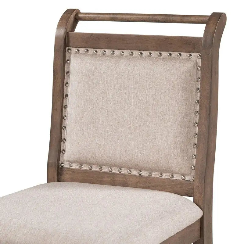 Table et chaises de salle à manger hautes compactes