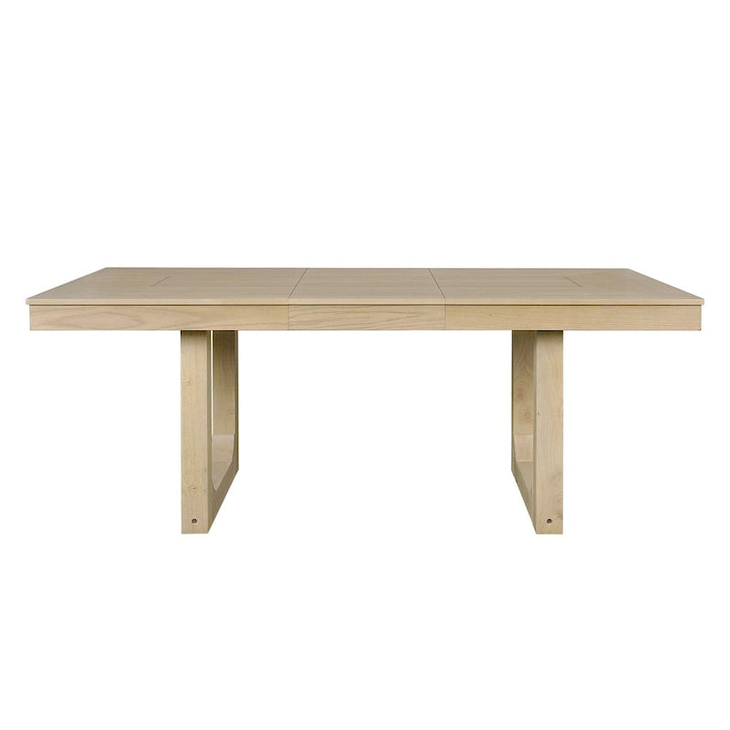 Table de salle à manger de cuisine en bois de style fermier