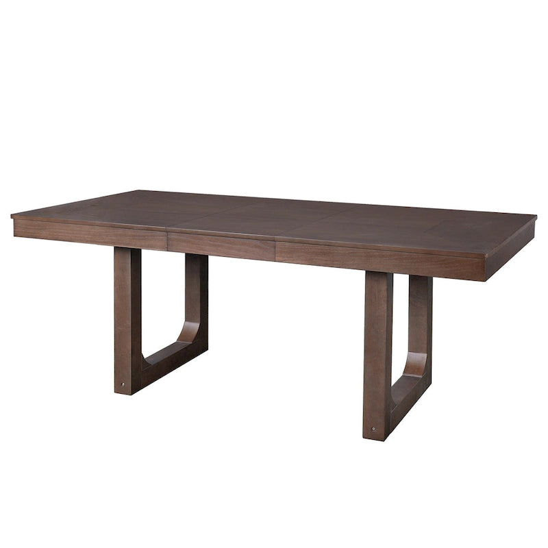 Table de salle à manger de cuisine en bois de style fermier