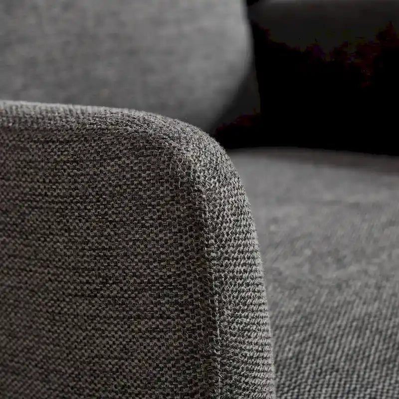 Fauteuil rembourré à dossier haut