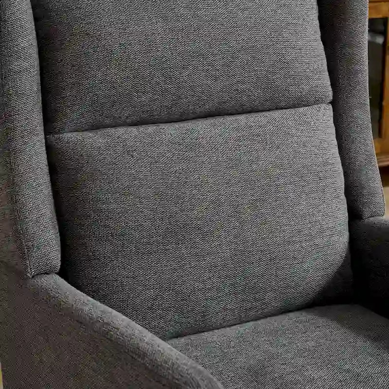 Fauteuil rembourré à dossier haut