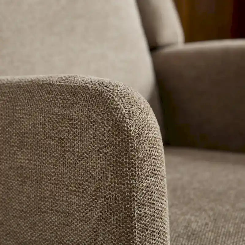 Fauteuil rembourré à dossier haut
