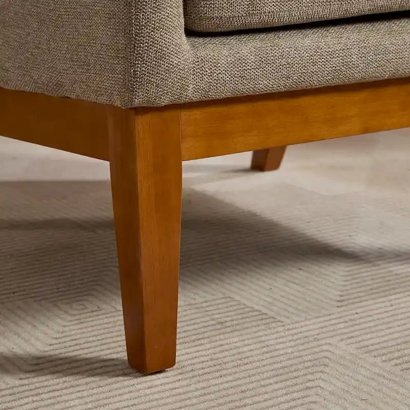 Fauteuil rembourré à dossier haut