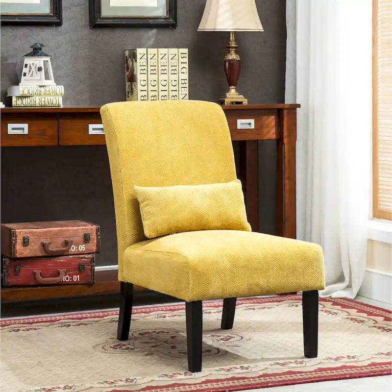 Fauteuil d'appoint dossier haut en polyester