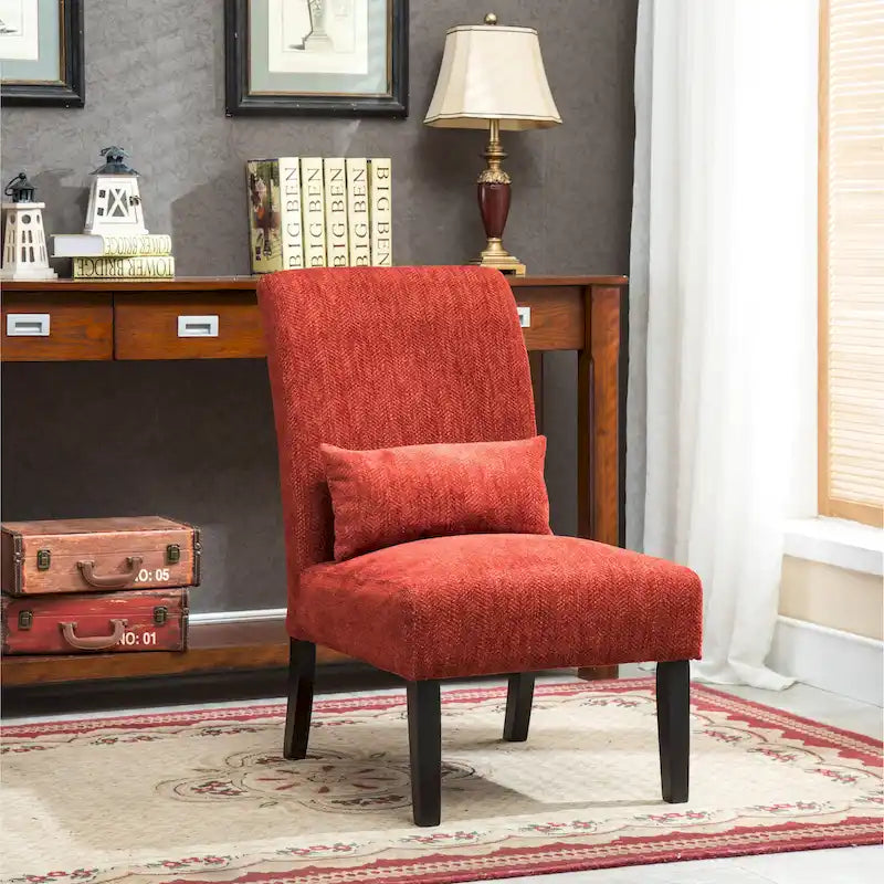 Fauteuil d'appoint dossier haut en polyester