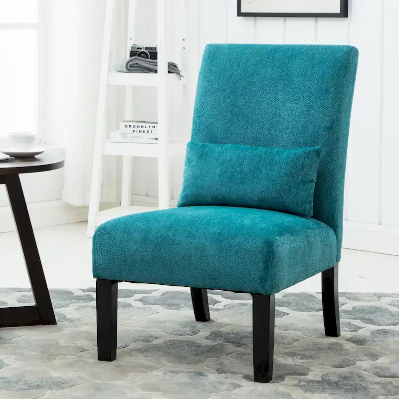Fauteuil d'appoint dossier haut en polyester