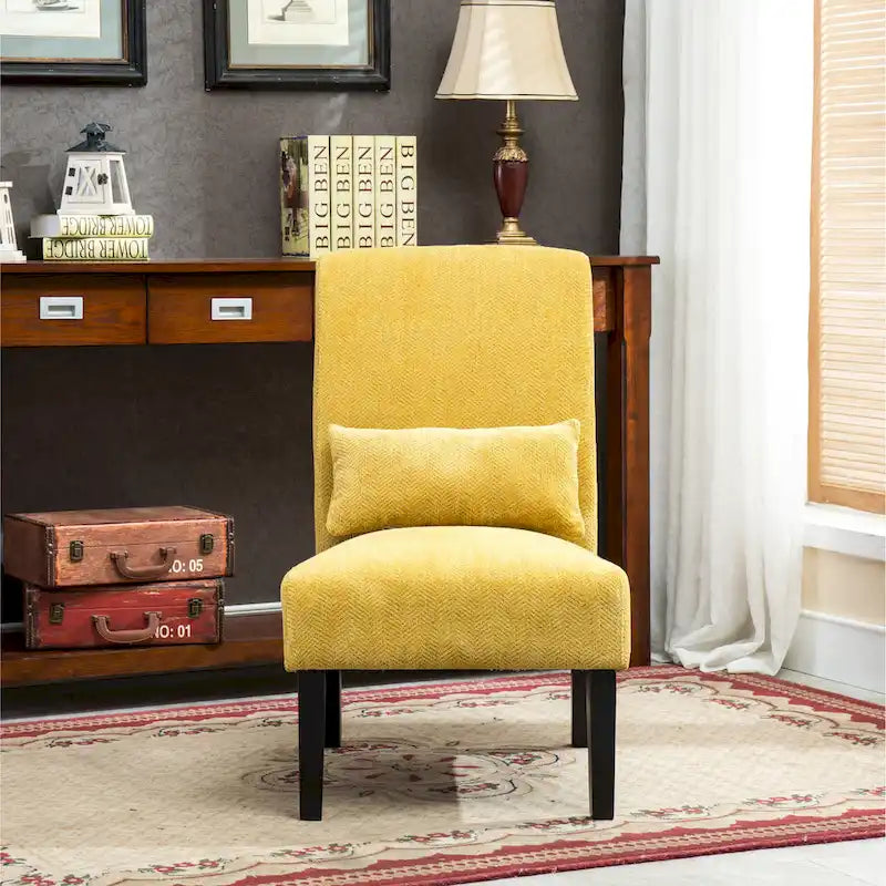 Fauteuil d'appoint dossier haut en polyester