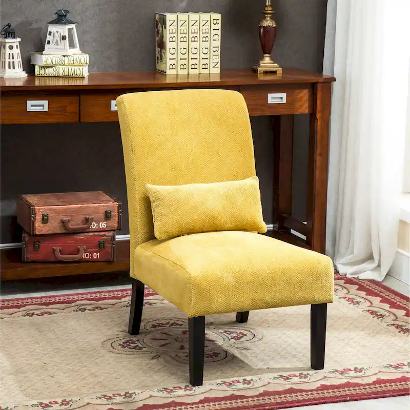 Fauteuil d'appoint dossier haut en polyester