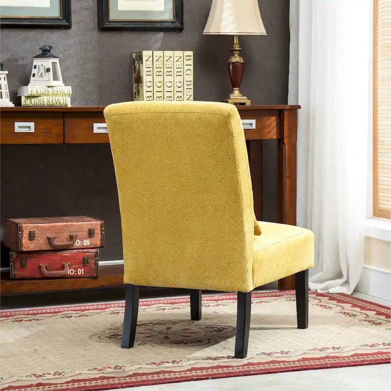 Fauteuil d'appoint dossier haut en polyester