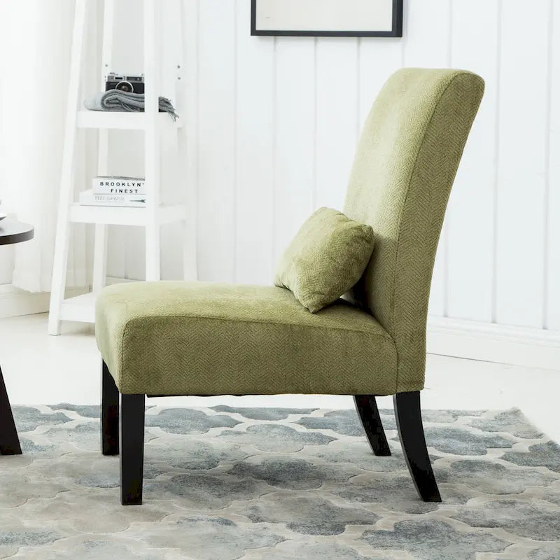 Fauteuil d'appoint dossier haut en polyester