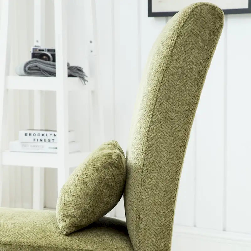 Fauteuil d'appoint dossier haut en polyester
