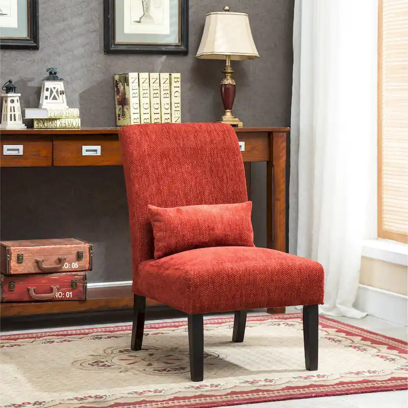 Fauteuil d'appoint dossier haut en polyester