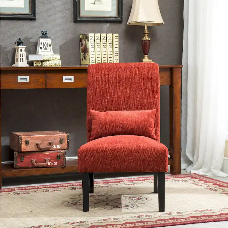 Fauteuil d'appoint dossier haut en polyester