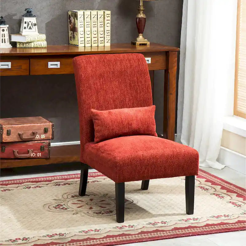 Fauteuil d'appoint dossier haut en polyester