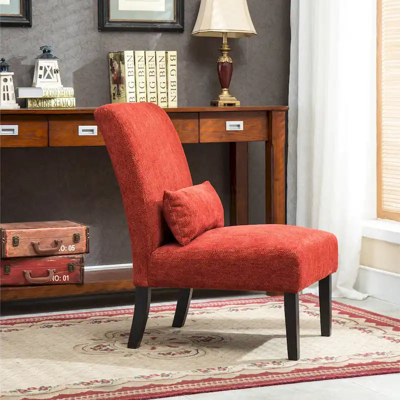 Fauteuil d'appoint dossier haut en polyester