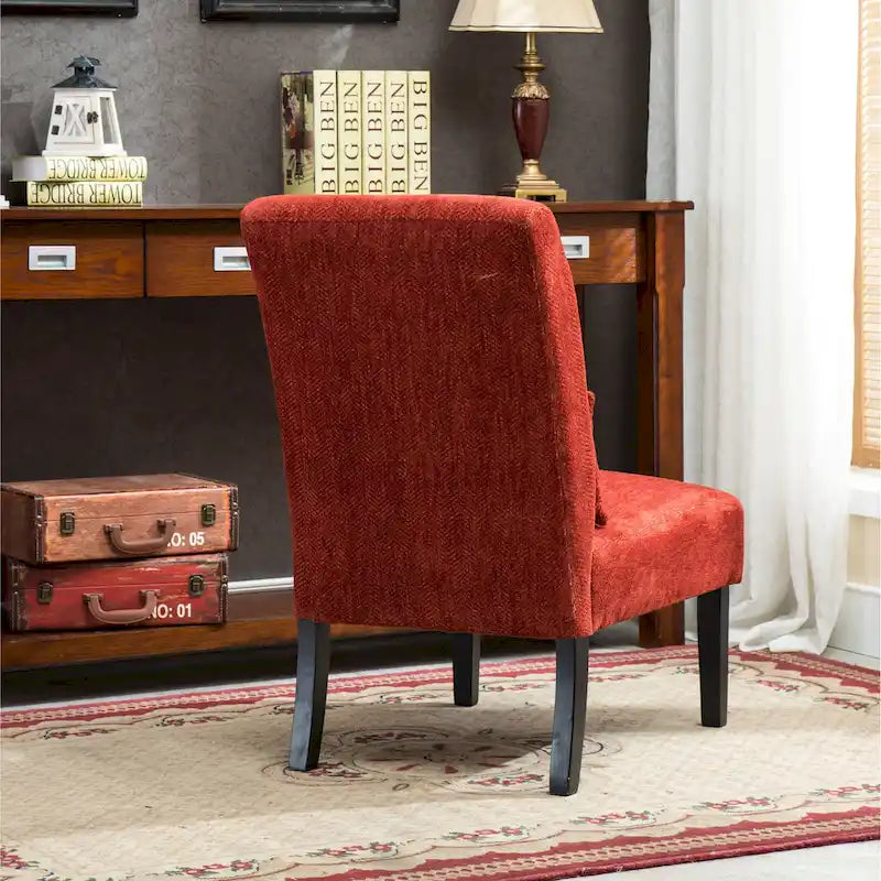 Fauteuil d'appoint dossier haut en polyester