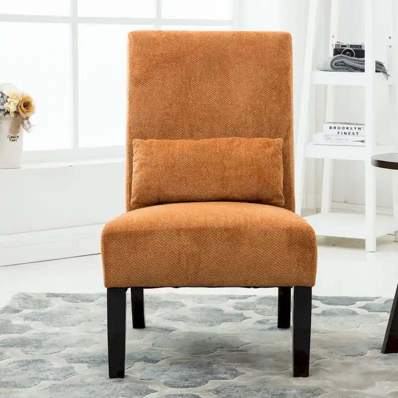 Fauteuil d'appoint dossier haut en polyester