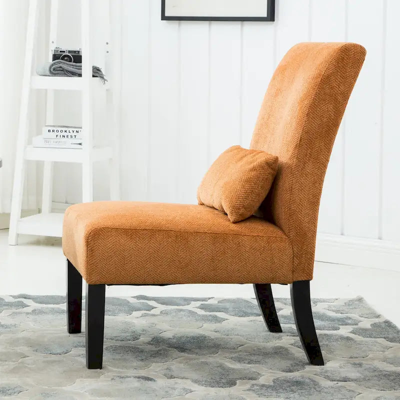 Fauteuil d'appoint dossier haut en polyester