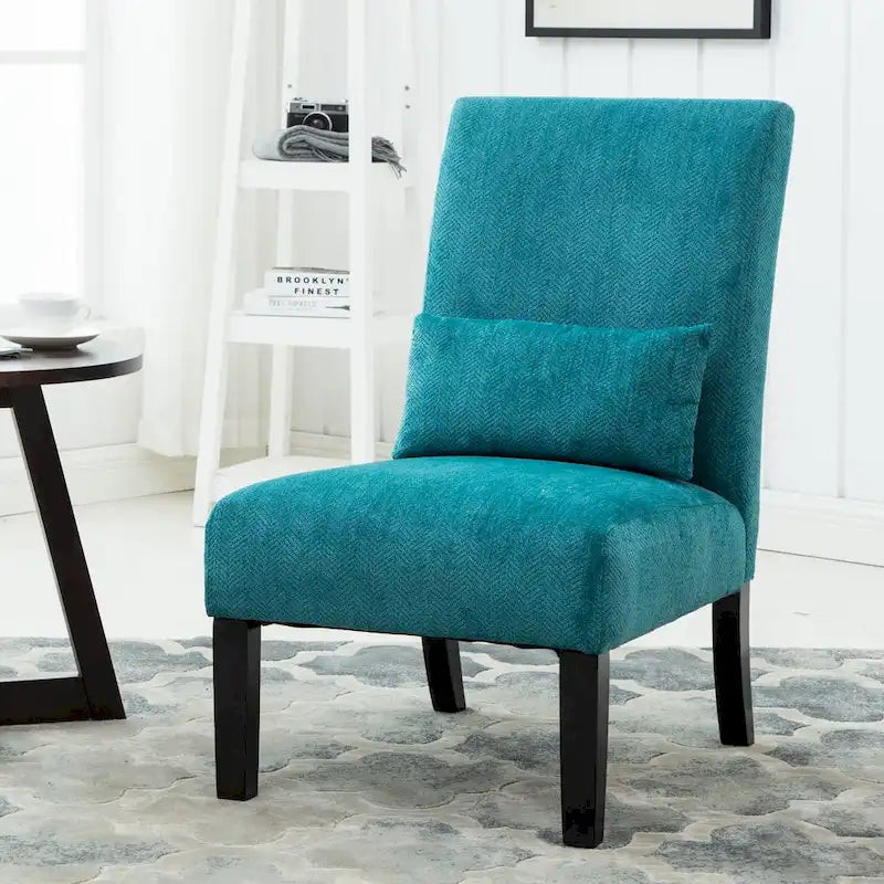 Fauteuil d'appoint dossier haut en polyester