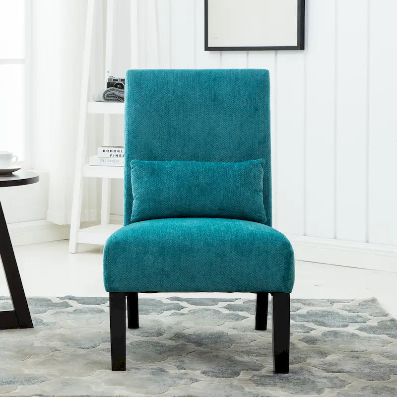 Fauteuil d'appoint dossier haut en polyester