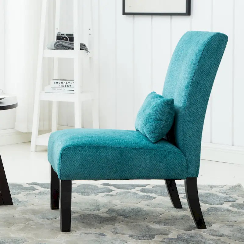 Fauteuil d'appoint dossier haut en polyester
