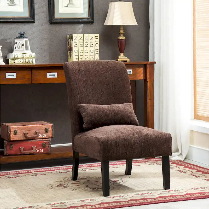 Fauteuil d'appoint dossier haut en polyester