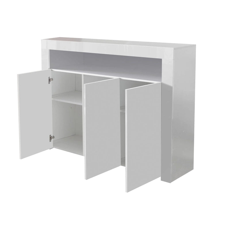 Casier moderne avec lumières LED