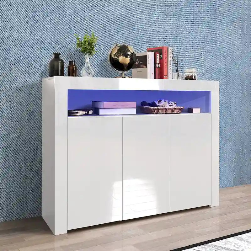 Casier moderne avec lumières LED