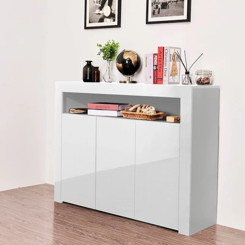 Casier moderne avec lumières LED