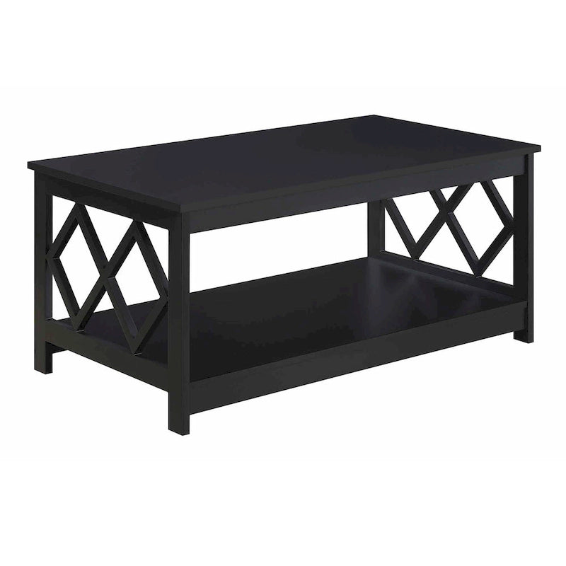 Table basse Diamond avec étagère de Convenience Concepts