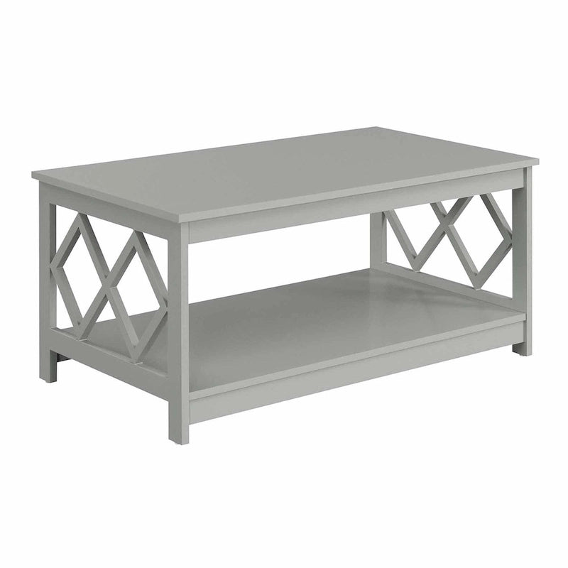 Table basse Diamond avec étagère de Convenience Concepts