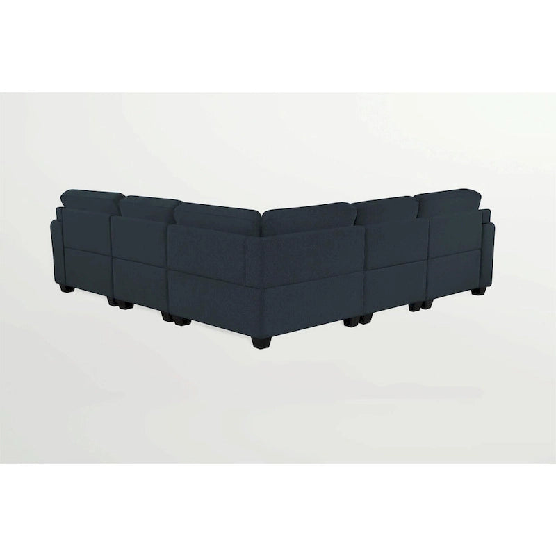 Canapé d'angle modulable et relevable