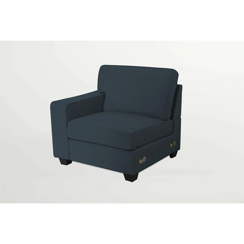 Canapé d'angle modulable et relevable
