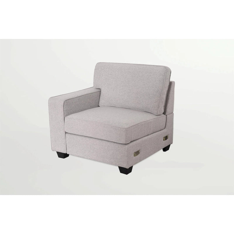 Canapé d'angle modulable et relevable