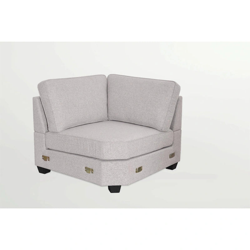 Canapé d'angle modulable et relevable