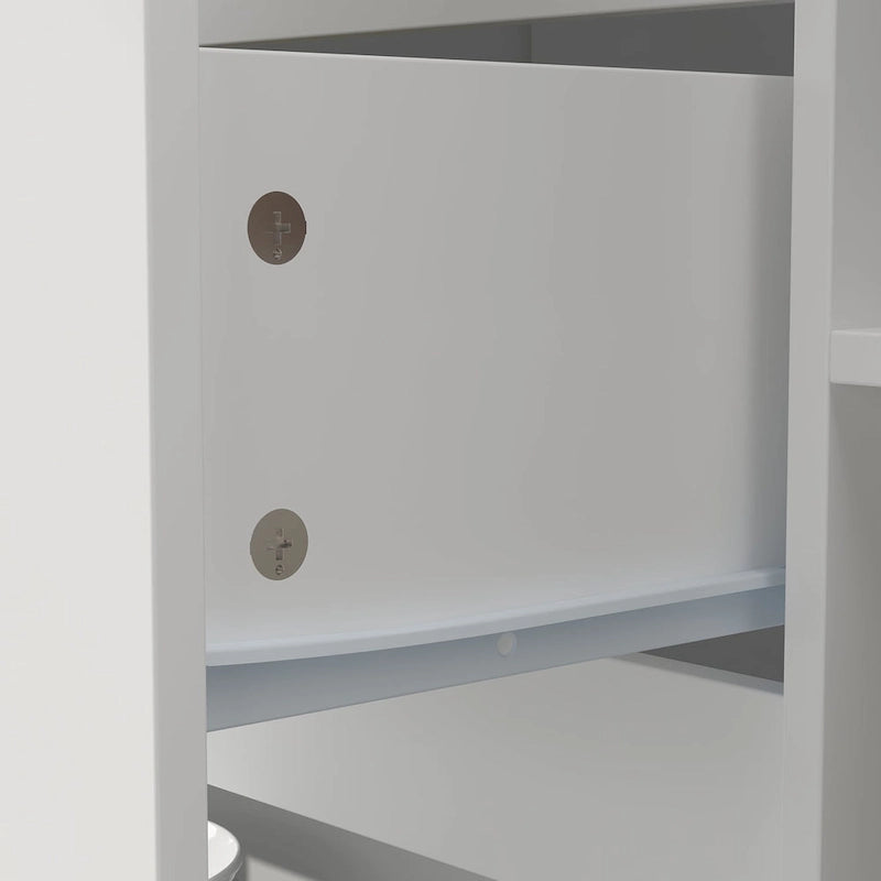 Table îlot de cuisine avec rangement et fonction repas