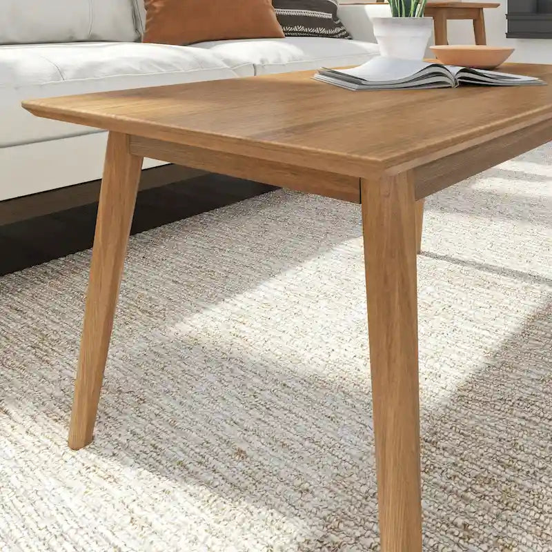 Table basse rectangulaire du milieu du siècle