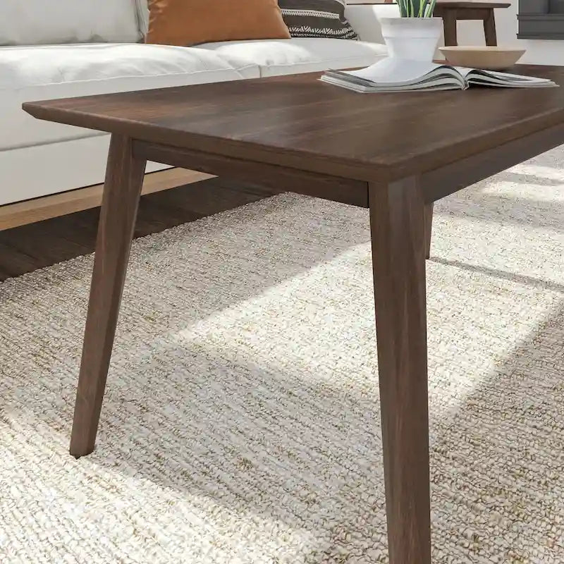Table basse rectangulaire du milieu du siècle