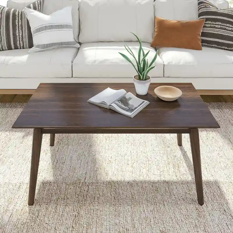 Table basse rectangulaire du milieu du siècle