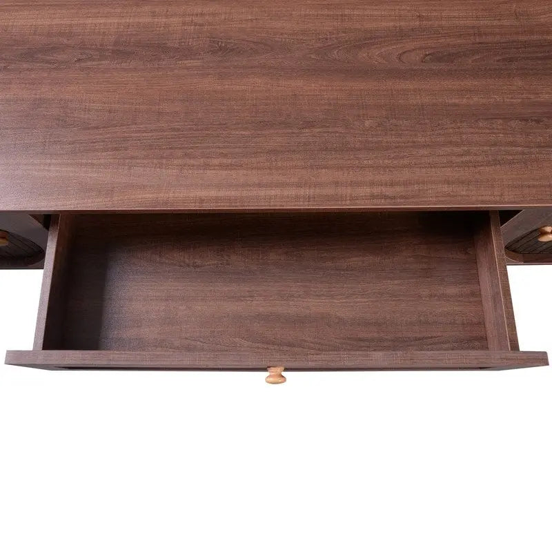 Meuble TV moderne en rotin