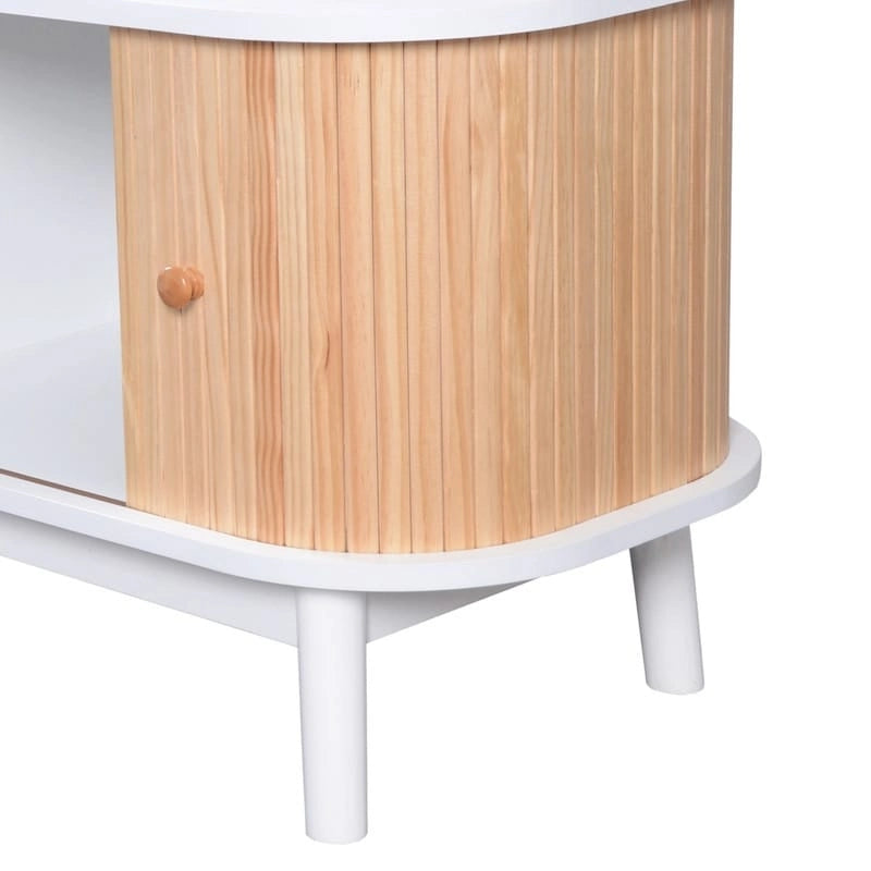 Meuble TV moderne en rotin